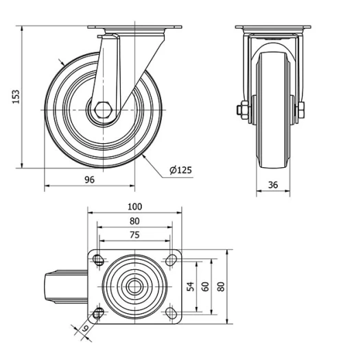 Datos técnicos TW0125