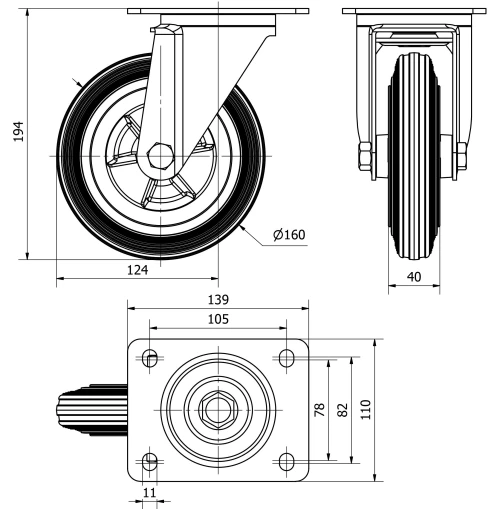 Datos técnicos TW0256