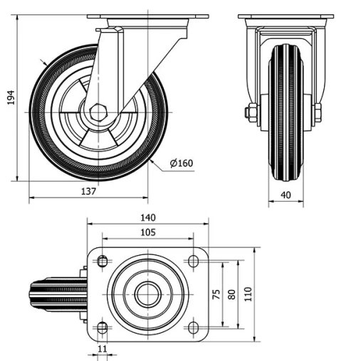 Datos técnicos TW0256