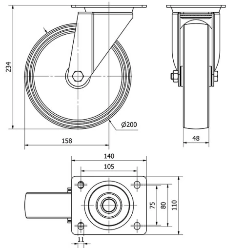 Datos técnicos TW0200