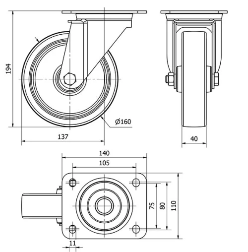 Datos técnicos TW0308