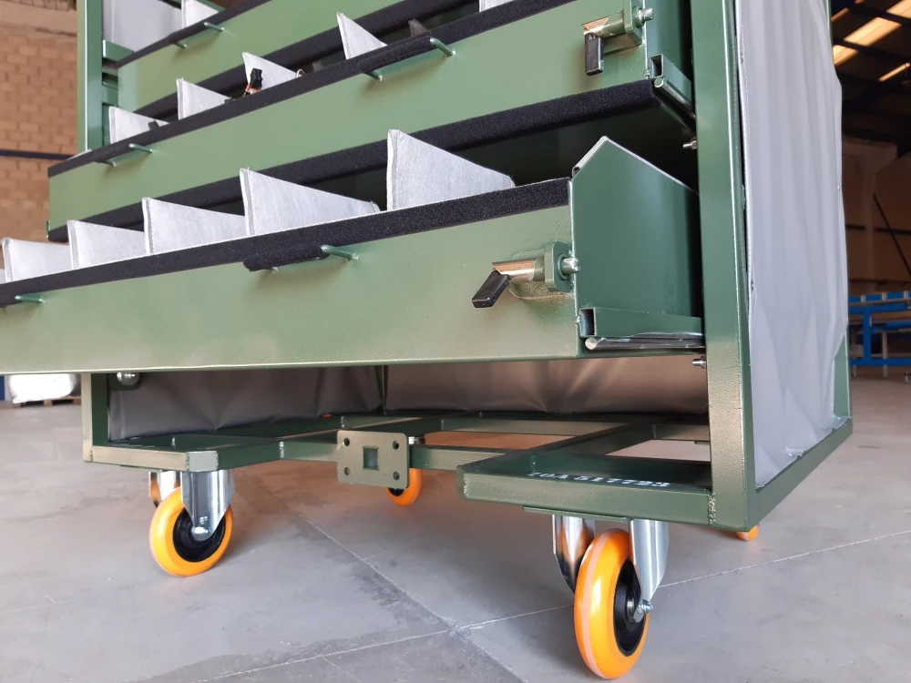 Proyecto Ruedas Sector Automoción. Durabilidad y exigencia en los desplazamientos internos de las líneas de trabajo