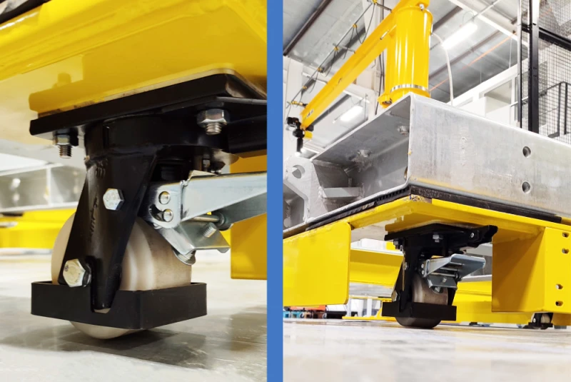 Ruedas Alex, solución de Ingeniería para el Sector Automotriz; fácil manejo de útiles pesados con mínima altura