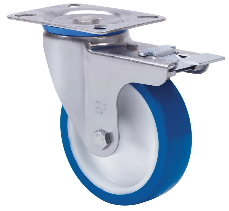 Rueda alta carga giratoria poliuretano Alex