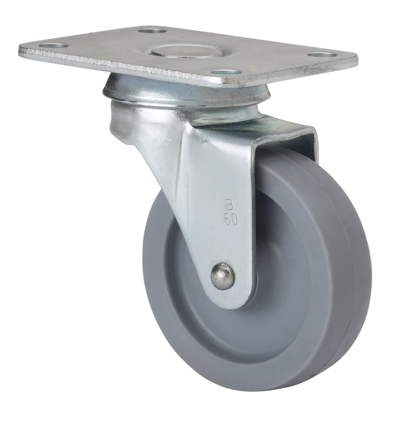 Rueda mueble auxiliar giratoria polipropileno Alex