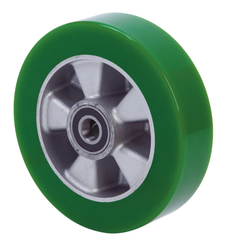 Rueda Industrial alta y media carga giratoria hierro fundido Alex