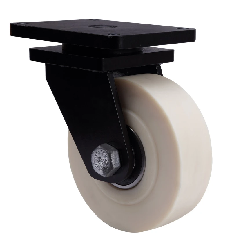 Rueda para mobiliario de decorción camas nido canapés poliamix negro Alex