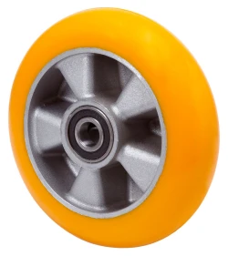 Rueda alta carga factorías químicas giratoria nylon fundido extrafuerte blanco Alex