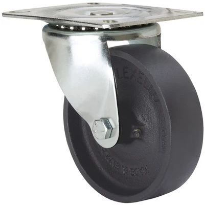 Rueda giratoria alta temperatura acero Alex