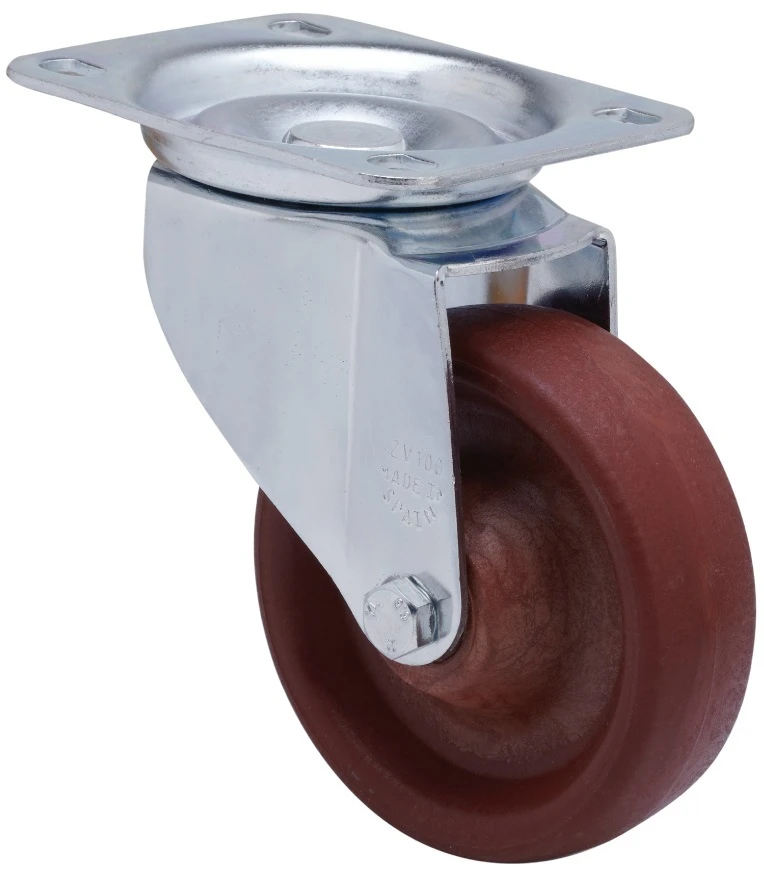 Rueda industrial giratoria alta carga resina Alex