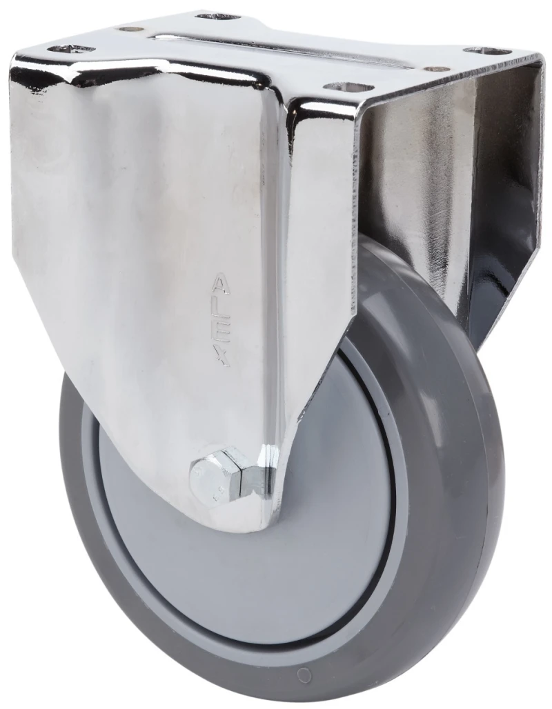 Rueda hospital fija poliuretano Alex