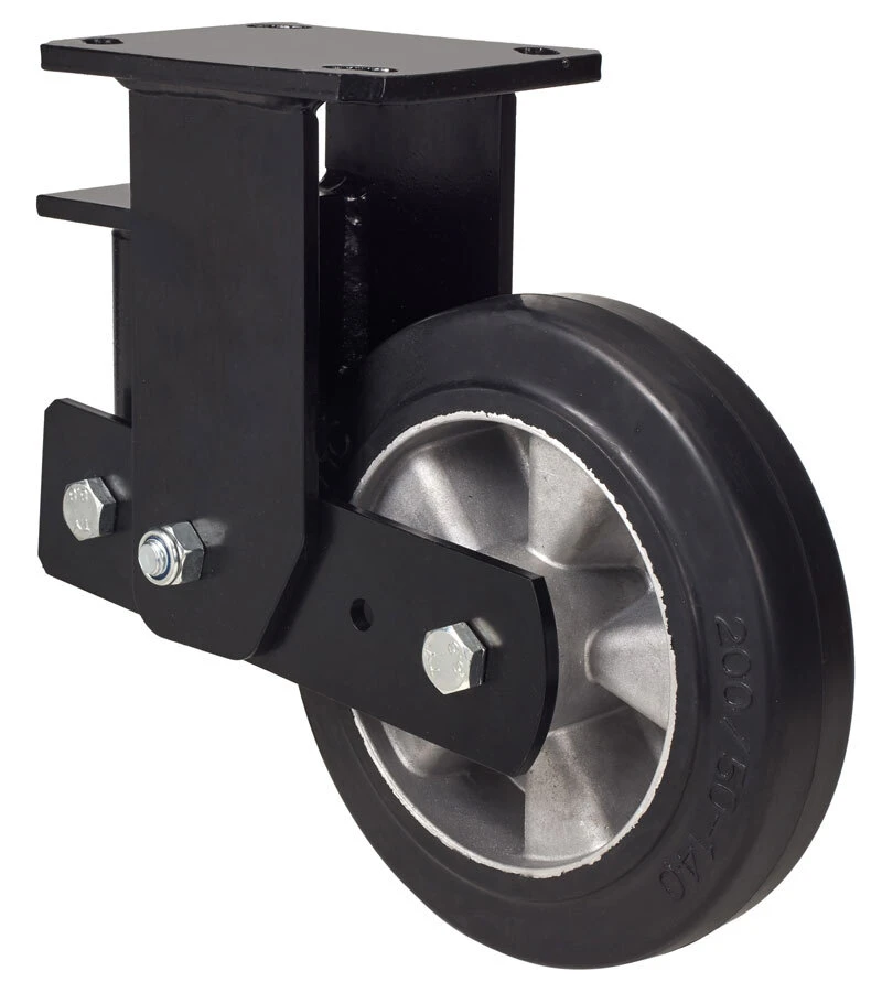 Rueda para transporte industrial alta y media carga agujero poliuretano fundido Alex