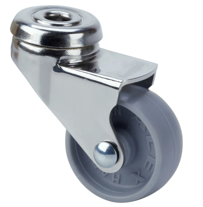 Rueda mueble auxiliar giratoria polipropileno Alex