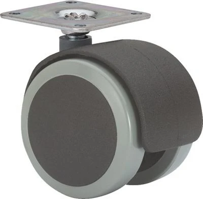 Rueda para muebles auxiliares sillas de oficina giratoria poliuretano Alex