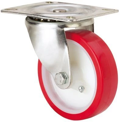 Rueda industrial giratoria alta carga poliuretano Alex