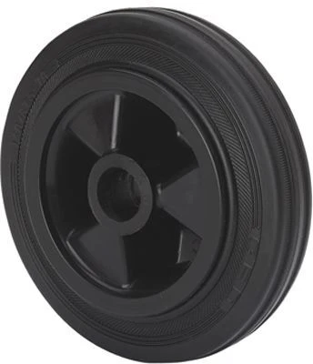 Rueda industrial giratoria con freno alta carga poliuretano Alex