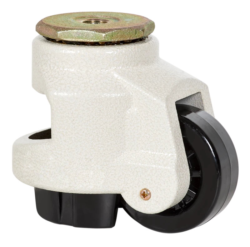 Rueda conductiva hostelería mobiliario clínico giratoria poliuretano gris conductivo Alex