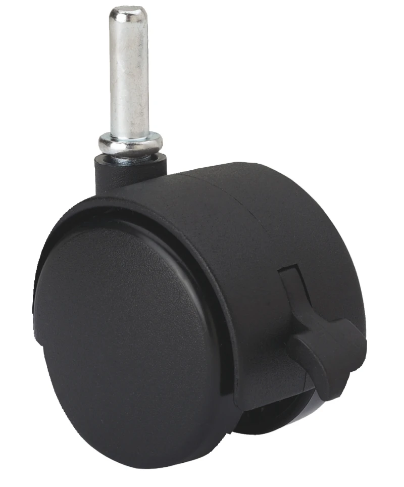 Rueda para silla de oficina espiga lisa giratoria  Alex