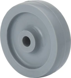 Ruedas de alta y media carga industrial logística interna giratoria poliuretano rojo Alex