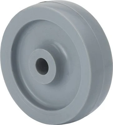 Ruedas de alta y media carga industrial logística interna giratoria poliuretano rojo Alex