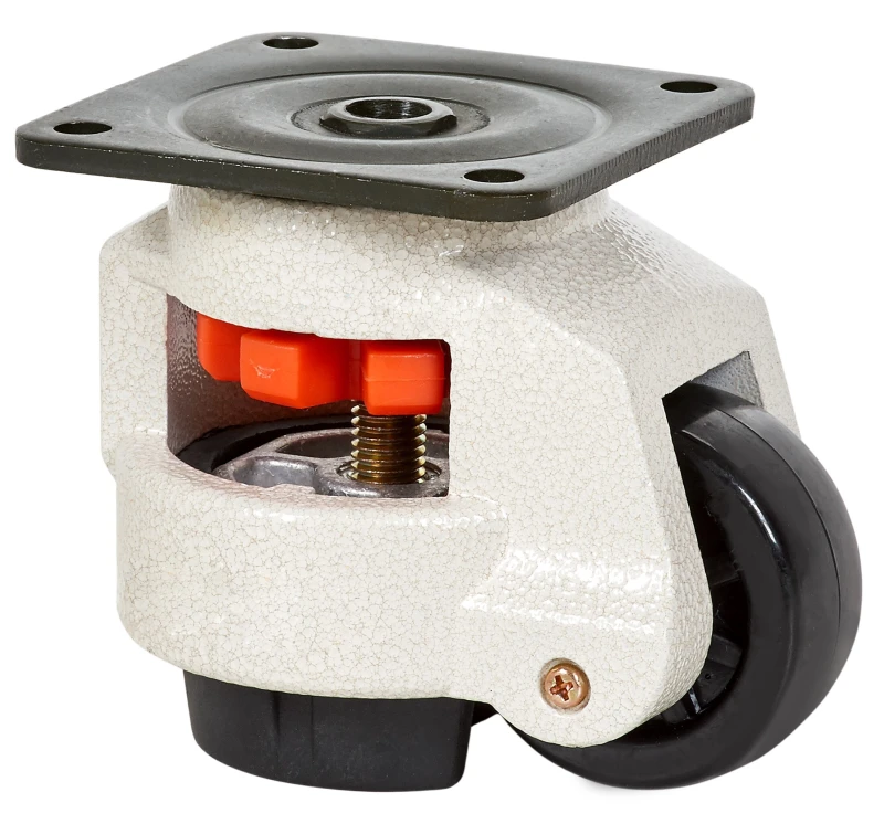 Rueda industrial media carga inoxidable giratoria goma Alex