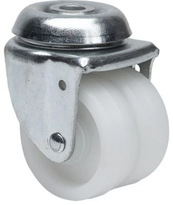 Rueda mueble auxiliar giratoria polipropileno Alex