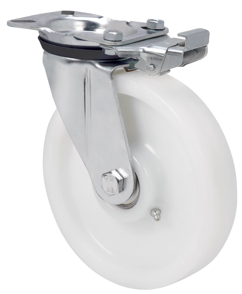 Rueda industrial alta y media carga giratoria poliamida reforzada Alex