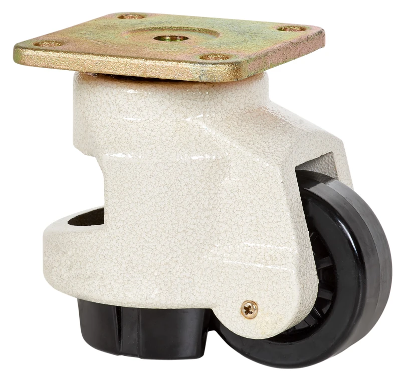 Rueda industrial media carga inoxidable agujero goma Alex