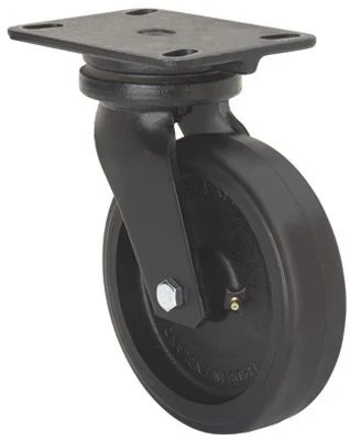 Rueda industrial giratoria alta carga goma Alex