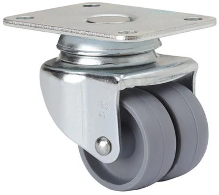 Rueda mueble auxiliar giratoria polipropileno Alex