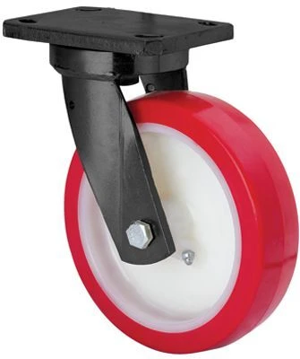 Rueda industrial giratoria alta carga poliuretano Alex