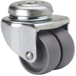 Rueda mueble auxiliar giratoria polipropileno Alex