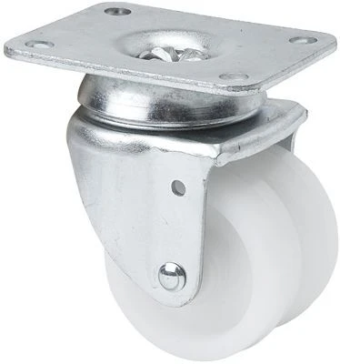 Rueda mueble auxiliar giratoria polipropileno Alex