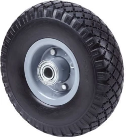 Rueda para hostelería agujero goma gris inyectada Alex