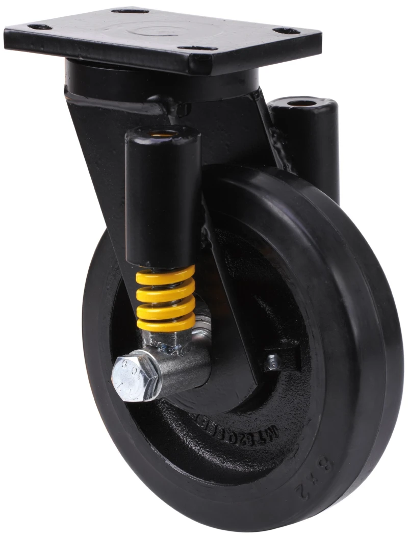 Rueda industrial giratoria alta carga goma Alex