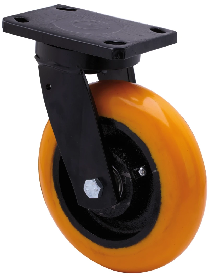 Rueda industrial giratoria alta carga poliuretano Alex