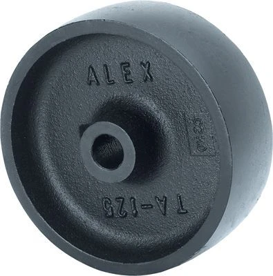 Ruedas de alta y media carga industrial contenedores giratoria con freno poliamix blanco Alex