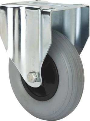 Rueda neumática fija impinchable maciza Alex