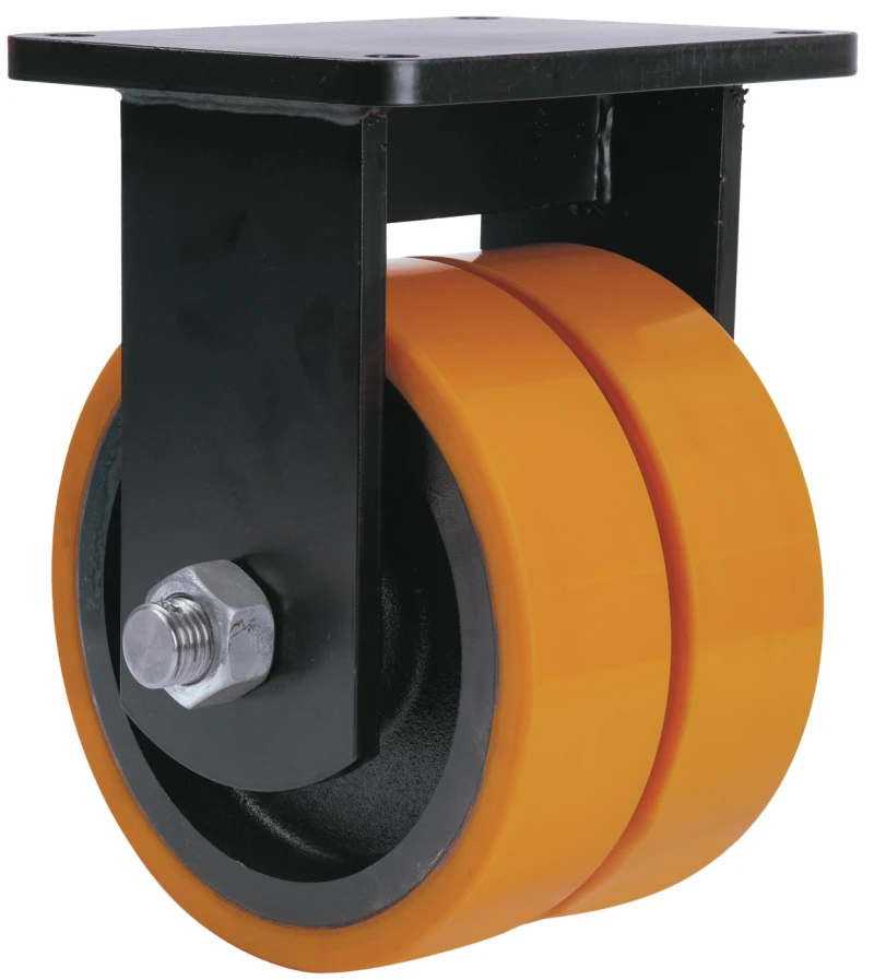 Rueda industrial giratoria alta carga poliuretano Alex