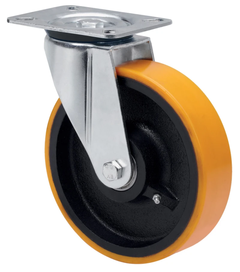 Rueda industrial bloqueo alta carga nylon Alex