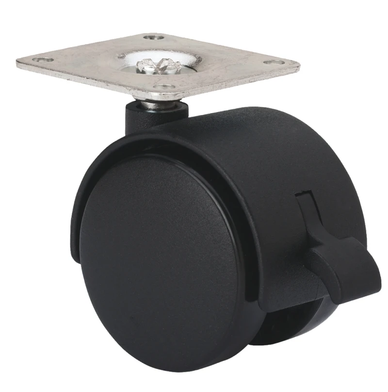 Rueda industrial alta carga muelle resistente giratoria goma elástica Alex