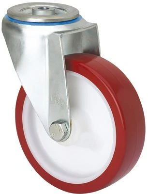 Rueda industrial giratoria alta carga poliamix Alex