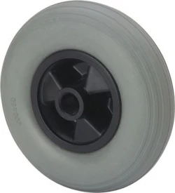 Ruedas de alta y media carga industrial cintas transportadoras fija goma negra natural silenciosa Alex