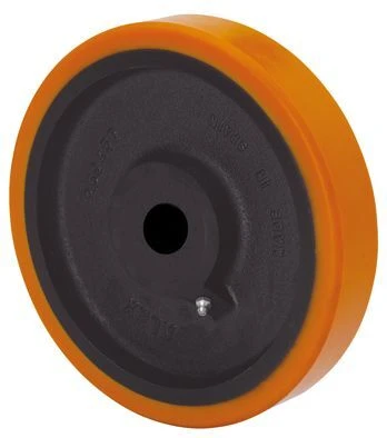 Rueda fija alta temperatura acero Alex