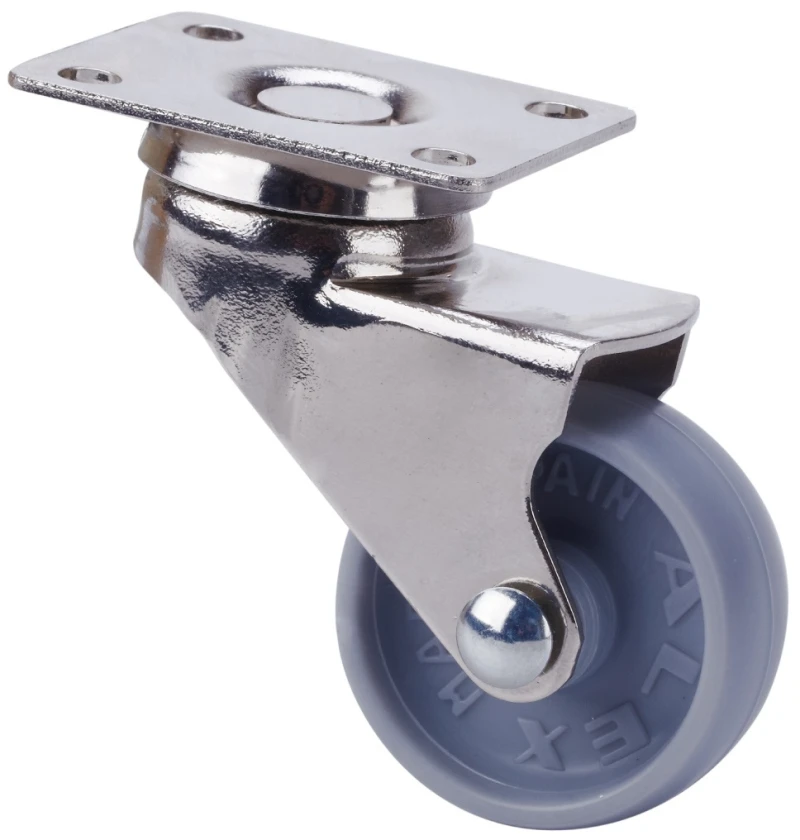 Rueda mueble auxiliar giratoria polipropileno Alex