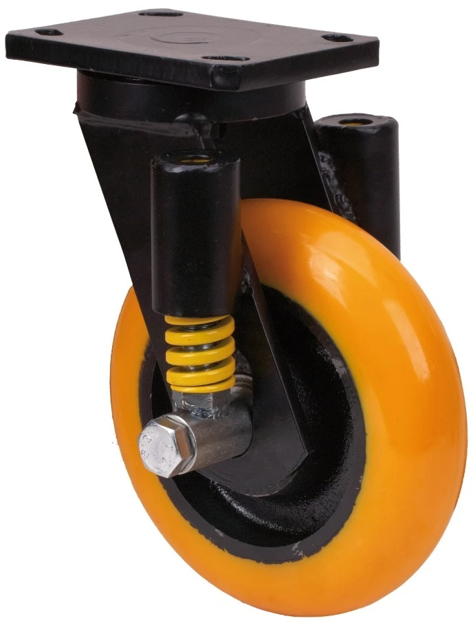 Rueda industrial giratoria alta carga poliuretano Alex