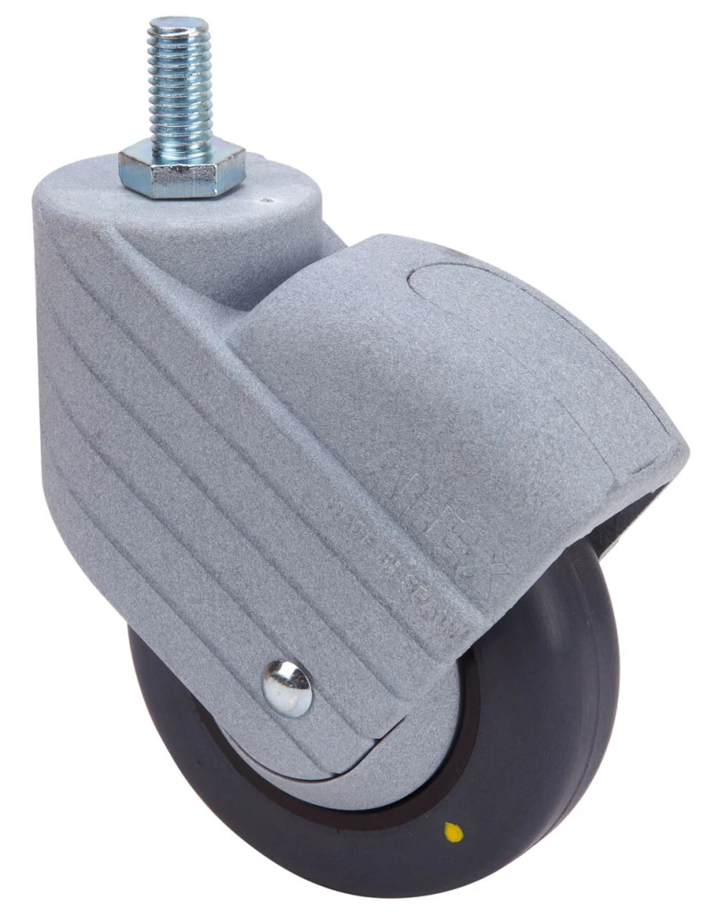 Rueda conductiva para hostelería mobiliario clínico hospitalario de espiga roscada Alex