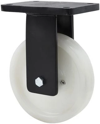 Rueda industrial fija alta carga nylon Alex