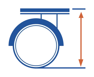 Altura total platina