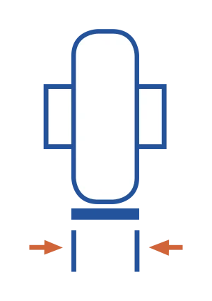 Ancho banda de rodadura